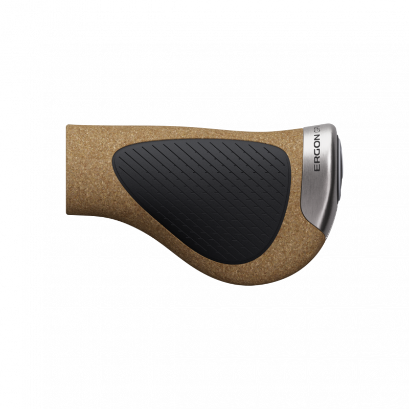 Ergon GP1 Evo Biokork Twistshift Grips Brown/Black for Nexus/Rohloff-1